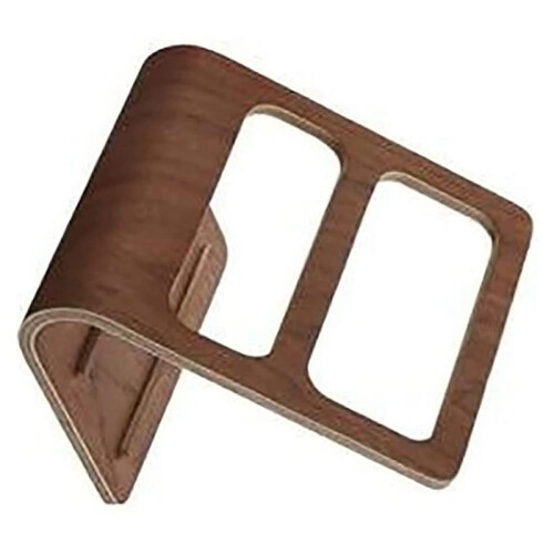 2X Remote Control Caddy Media Organizer, Coffee Table Remote Holder (Walnut Color) 1