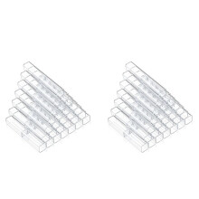 Plastic Clear Acrylic Pen Case, Gift Empty Pencil Boxes Plastic Pen Storage Transparent Plastic Pencil Boxes (80 Pieces)