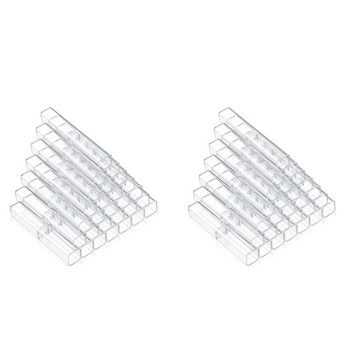 Plastic Clear Acrylic Pen Case, Gift Empty Pencil Boxes Plastic Pen Storage Transparent Plastic Pencil Boxes (80 Pieces)