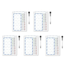 5X Erasable Chore Chart for Kids for Kids to Do List Routine Task Planning Board with Magnetic Stickers