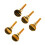 5 Pcs Saxophone Neck Screw Set 18
