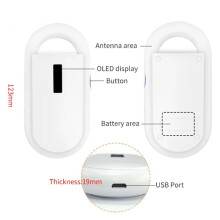 2X Handheld-Digital-ID-Tierchip-Scanner für die Verwaltung Von Haustieren, Hunden und Katzen, 134,2 KHz Tierchip-RFID-Leser PT160