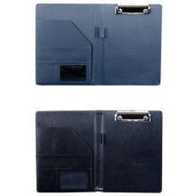 2Pcs A5 Document Bag File Folder Clipboard Business Office Financial School Supplies - Black &