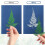 38 Sheets Cyanotype Paper A4 Sun Print Paper Kit with 2 Clear Acrylic Sheets High Sensitivity Solar Drawing Paper 7