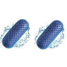 Donkerblauwe Zwembrilhoes, Brilbeschermingshoes met Clip, Afvoergat, Brilhoes met Ritssluiting