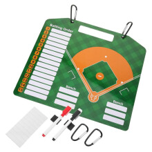 Baseball Board Magnetic Baseball Lineup Board Softball Baseball Coaching Tillbehör Dry Erase  Board Skriva