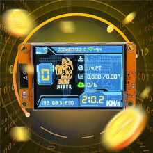 2X NMMiner NerdMiner 235KH/S Harshrate Bitcoin Crypto Solo Lottery Miner 2.8 Inch Display Upgraded NerdMiner