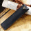 2 Pcs Genuine Leather Pen Pouch Holder Case with Snap Button for Rollerball, Black & Brown 5