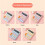 Mechanical Calculator Large LCD Display  Round Button Cute Candy Colored Calculator Suitable for Office School Yellow 9