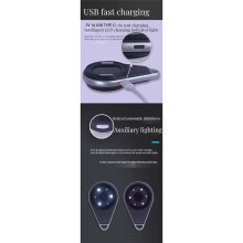 Digital Display Frequency Magnifying Glass 60/80/100X with Three Multiples Switching Portable Microscope