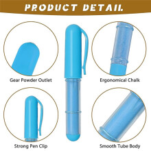 Fabric Chalk Markers for Sewing,Quilting,Crafting Erasable Tailor'S Chalk Work Various Fabrics (3PCS with 1 Ruler)