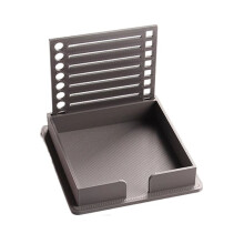 Porta Foglietti Adesivi con Stencil, Dispenser per Foglietti Adesivi Compatibile con per Note, Organizer per Blocco Note,B