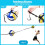 Volleyball Training Aid, Volleyball Spike Hitting Serving Trainer, Adjustable Volleyball Training Belt Bouncing Trainer 4