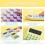 Desktop Mechanical Calculator, Cute  Buttons Calculators with 12 Digits Large LCD Display, Desk Accessories, 1