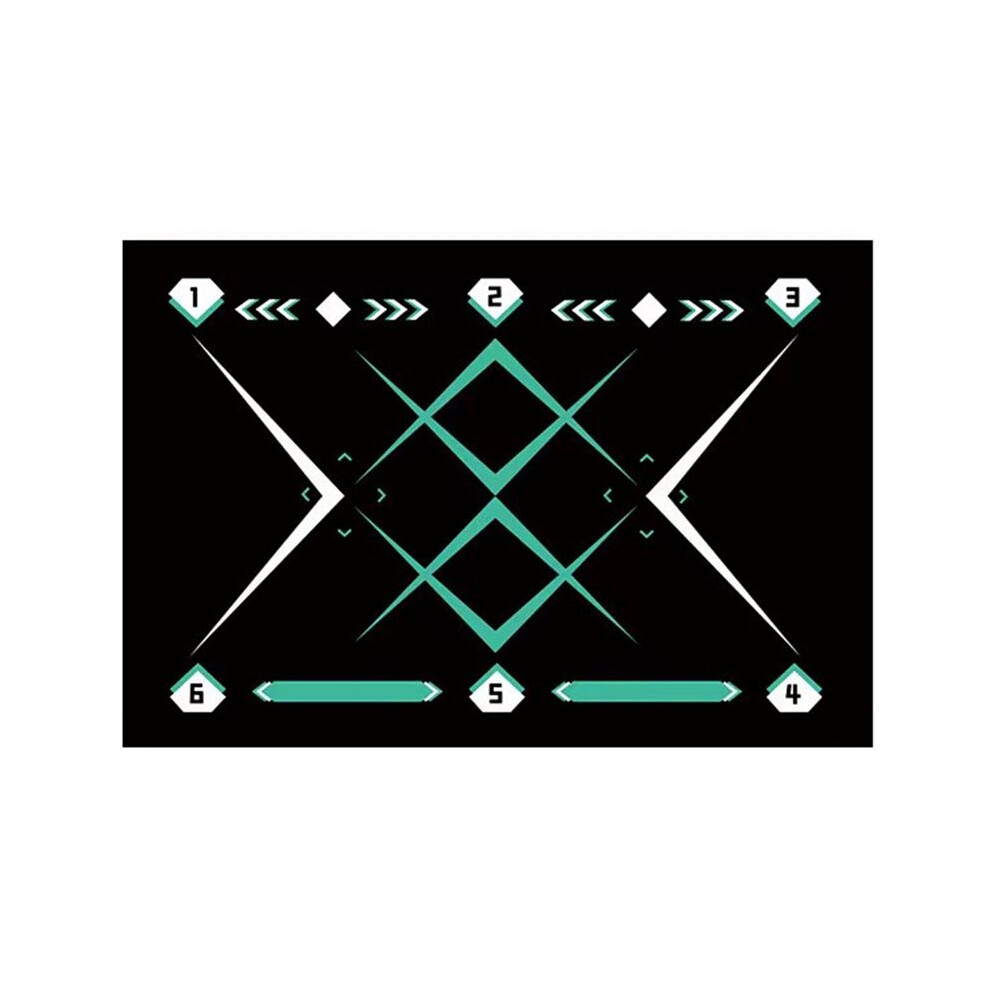 Black Football Training Mat Non-Slip Foldable Children Adult  Training Mat