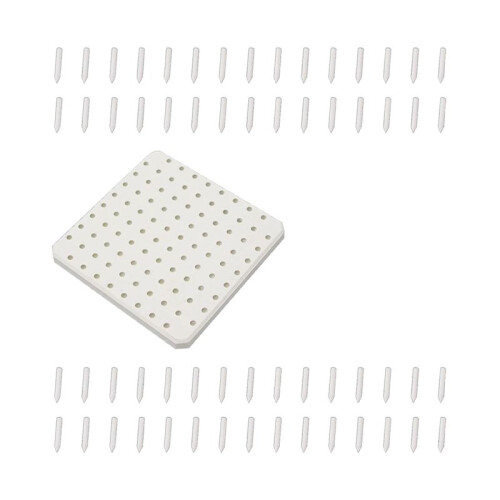 Ceramic Refractory Pad, 96 Points Bar Stilt Pottery Kiln Ceramic Refractory Support Pad Ceramic Refractory Support