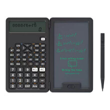 Calculator with Writing Board 12 Digits LCD Display Function Calculator Portable Calculator for Office School and Home A