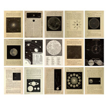 Retro Handbook Material Book DIY Base Material Package Retro Inspiration Series Retro Handbook Decorative BackingPaper,G