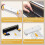 100 Sheets for Phomemo A4 Thermal Paper M08F Printer Quick-Dry Continuous Thermal Paper Documents Study Notes 6