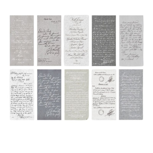 Material Book, Retro Notebook Decoration Collage Material, Diary, DIY Production, Handicrafts Grey