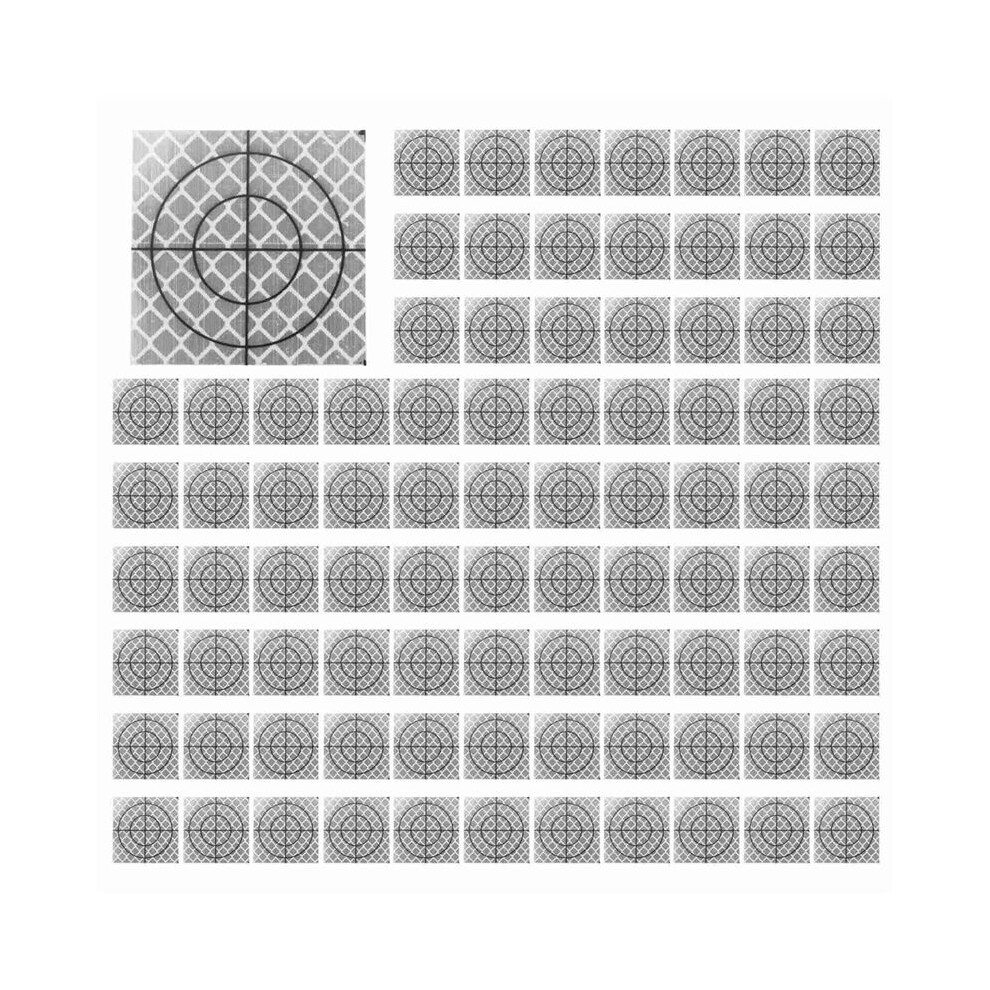 200Pcs Prism Measurement Reflector Sheet Reflective Tape Target Total Station Tunnel Survey 40X40mm 6031568406823