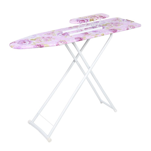 Full Size Heavy Duty Folding Ironing Board with HeatResistant Surface for Small Spaces