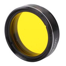 Filtro per telescopio da 1,25 pollici - Scatola di vetro giallo chiaro