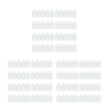 120 Piezas Envase de Botella de Viaje de PláStico PET Transparente Recargable con Tapa Abatible de 2 Oz 60 Ml