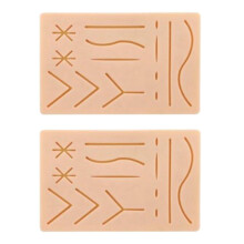 2X Novo Kit de Treinamento de Sutura de Pele Pad Kit de Treinamento de Sutura Pad Suture Pad AcessóRios para Trauma para PráTica e Treinamento
