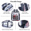 2X Heavy Duty Clear Backpack,Security Transparent School Backpack,See Through Bookbag 5