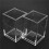 Acrylic Pen Holder 4 Pack,Clear Desktop Pencil Cup Stationery Organizer for Office Desk Accessory 2
