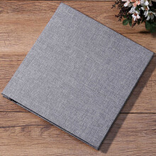 2X Album Fotografico Scrapbook Lino Arte Libro di Memorie DIY Pagine Spesse con Pellicola Protettiva Salva Immagini nel Modo Permanente, La Migliore