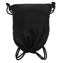 2X Outdoor Femmes Hommes Nylon Noir Sac À Dos UltraléGer Football Sac de Basketball Cordon Chasse RandonnéE Gymnase Sacs de Sport (Petit)