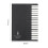 2X Cinque Righe Note Musicali Note Musicali Scheda Personale Staffa Notebook 2