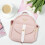 2X  Backpack Small Diagonal Bag Leather Backpack Cute Bow Backpack Ladies Wallet 2