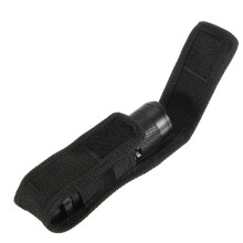 6Pcs 13cm Black Nylon Holster Holder Belt Pouch Case Bag for LED Flashlight Torch