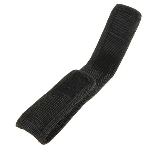6 X Bolsa 13cm Nilon Negro para LED Linterna 2