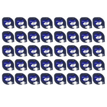40 Pack Plastic Label Tapes for LetraTag 91201 Black White (12mm x 4M) for LT-100H, LT-100T, LT-2000, QX50