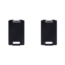 2X A4 Plastic Storage Clipboard File Box Case Document File Folders Clipboard Portable Clipboard Storage Case