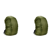 2X 100L Rucksack Regen Schutz Wasserdichte Tasche Wandern Reise Camping Taschen Tragbar Groß,Armee Grün