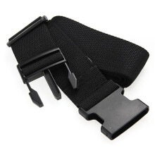 6X Luggage Belt Strap Belt Cord Rope Black for Suitcase Travel Bag 2M