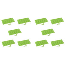 10X 9 Zeilen 30 Zellen Braille Schreib Schiefer und Stylus Kunststoff Braille Schiefer Kit für Blinde