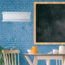 2X Wall-Mounted Acrylic Dry Erase Holder, 6 Slot Clear Eraser Organizer for Office School Home