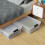 25 Quart Under Bed Storage Bin with Wheels, Clear Plastic Box 4 Pack with Secure Latch Closure 4