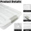 4 Pcs Under Bed Storage Containers with Wheels and Lids, Clear Stackable Large Capacity Bins for Clothes 2