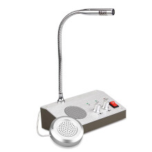 Window Intercom System with Full Duplex Communication, Noise Reduction and Dual Channel Recording for Banks