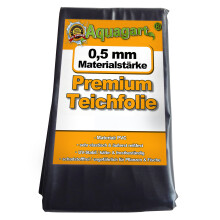Pond liner PVC 5 m x 4 m 0.5 mm Black Garden pond liner
