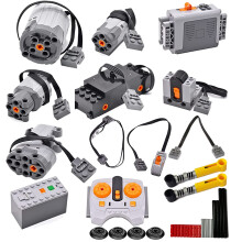 Power Functions Motor Kit with Wireless Speed Control, Servo Steering and LED Lighting, 32pcs for