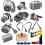Power Functions Motor Kit with Wireless Speed Control, Servo Steering and LED Lighting, 32pcs for 1