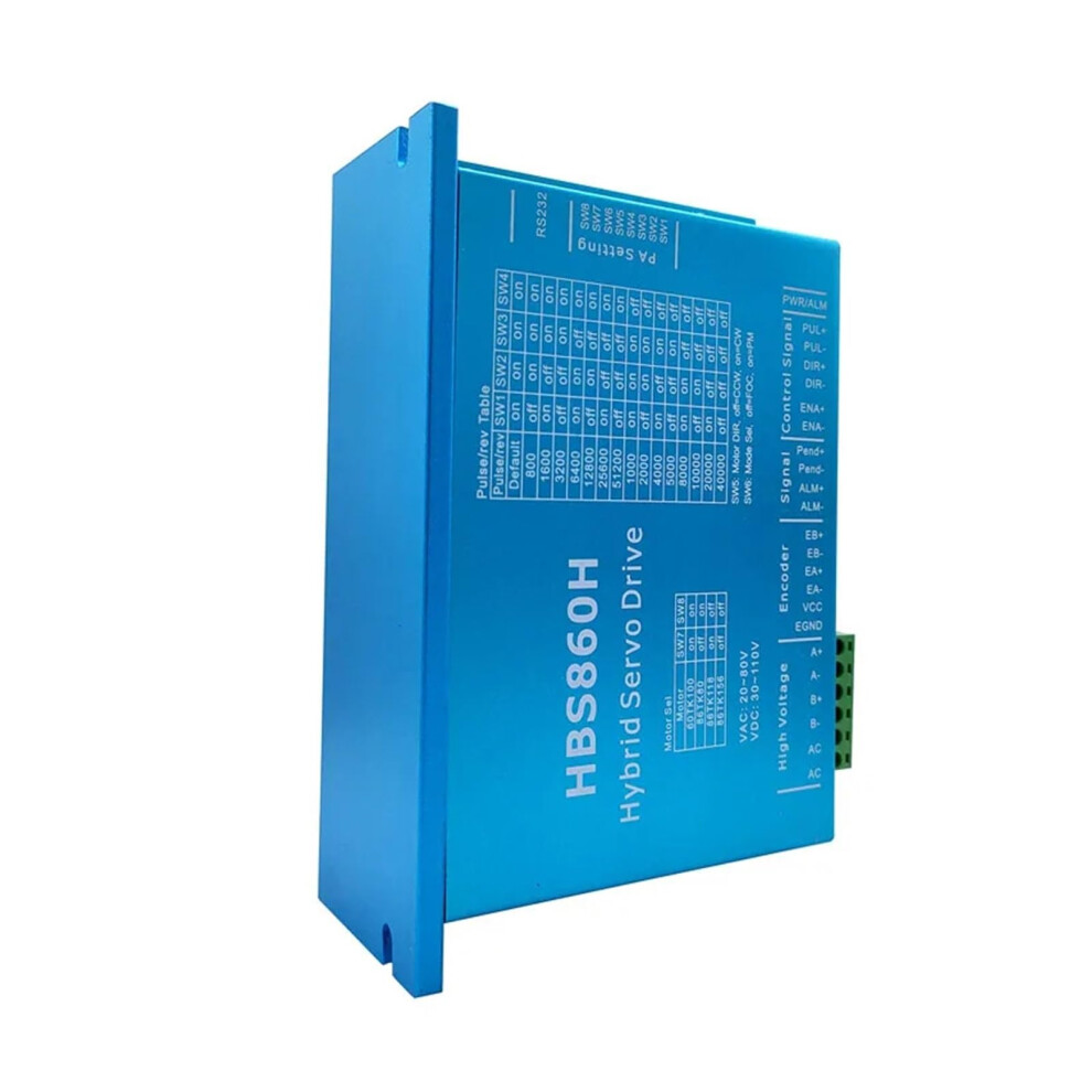 Hbs860h Closed Loop Stepper Motor Driver With Rs232 For Cnc Hybrid Servo Accurate Motion Control 9174973028673